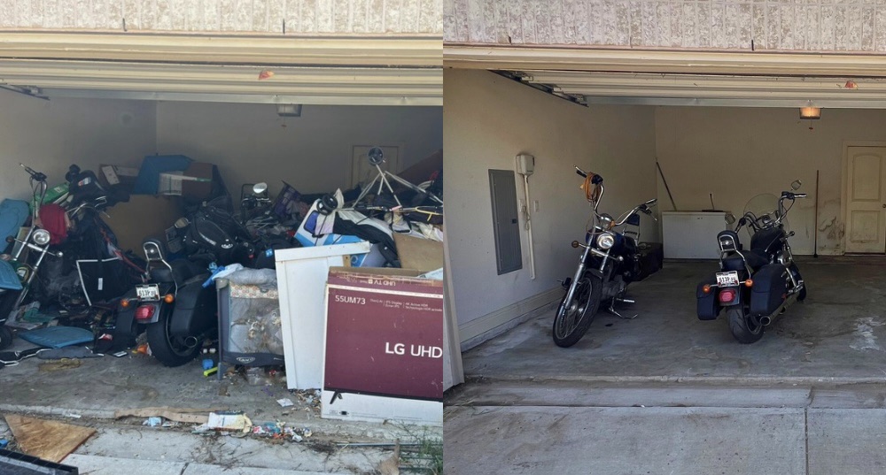 Garage Cleanouts service by Kick It