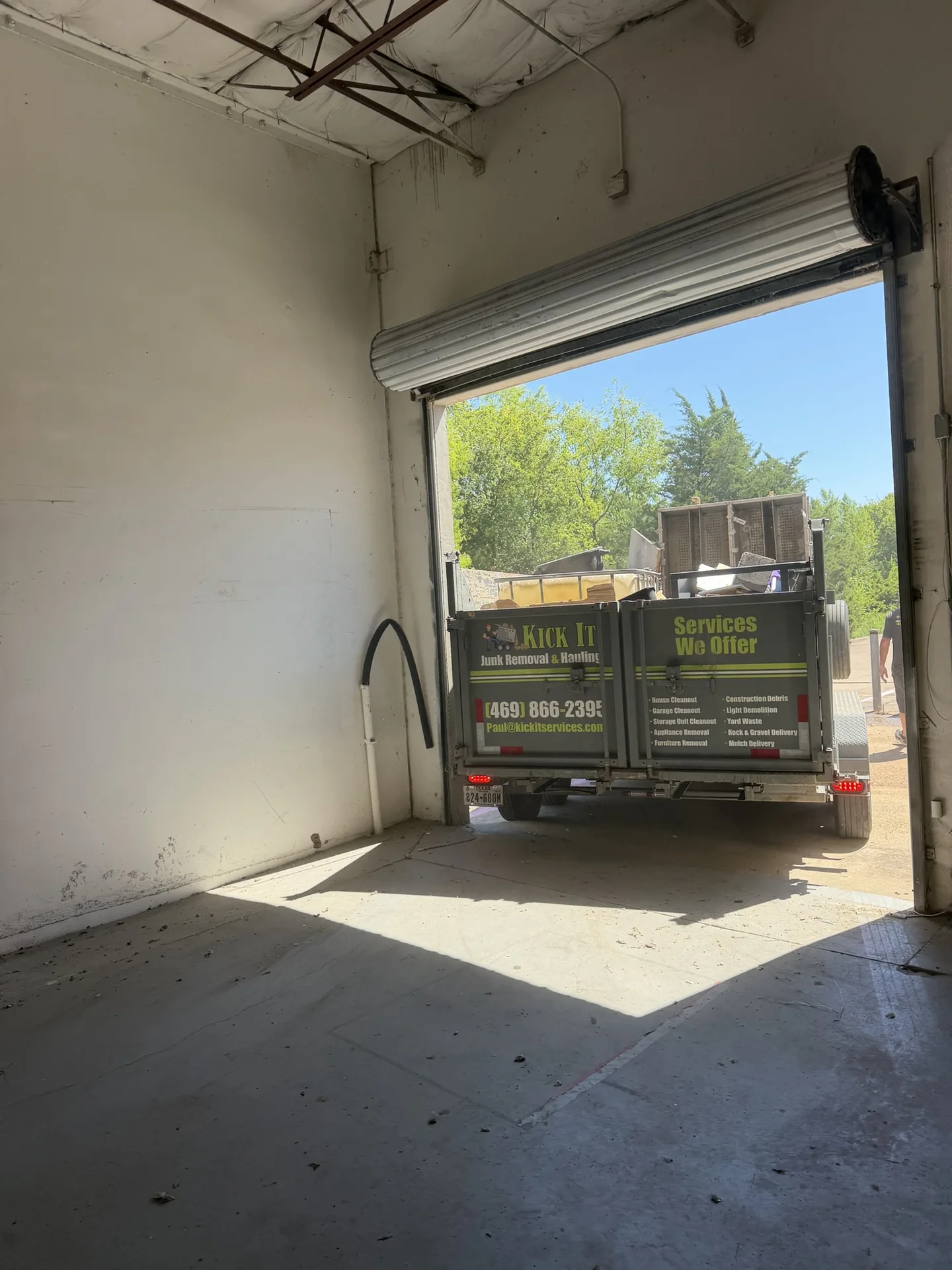 Completed commercial building cleanout project